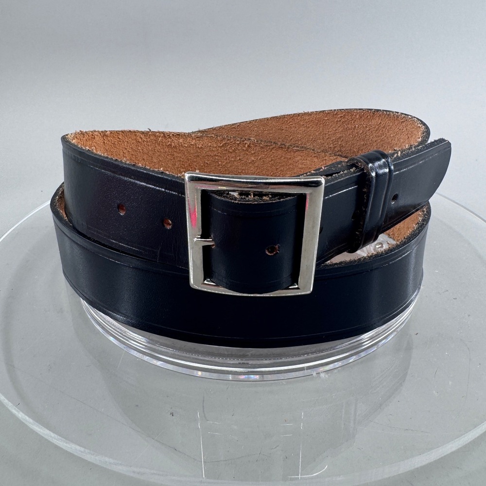 Dickies Mens Belt Top Grain Cowhide Leather Workwear Made in USA Black Size 42